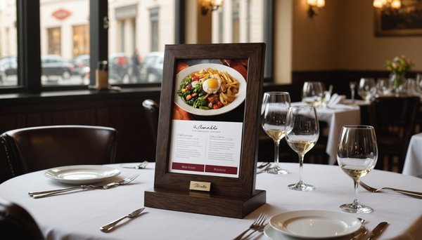 Astuces pour sélectionner le porte menu de restaurant parfait
